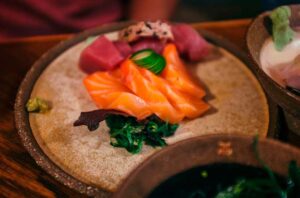 Plato de sashimi diseño